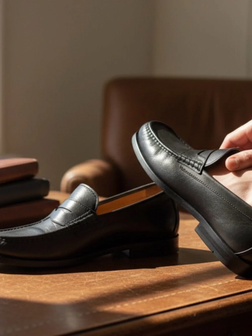Cole Haan Pinch Grand Classic Penny Loafers Men’s 11M Black Leather Grand.ØS